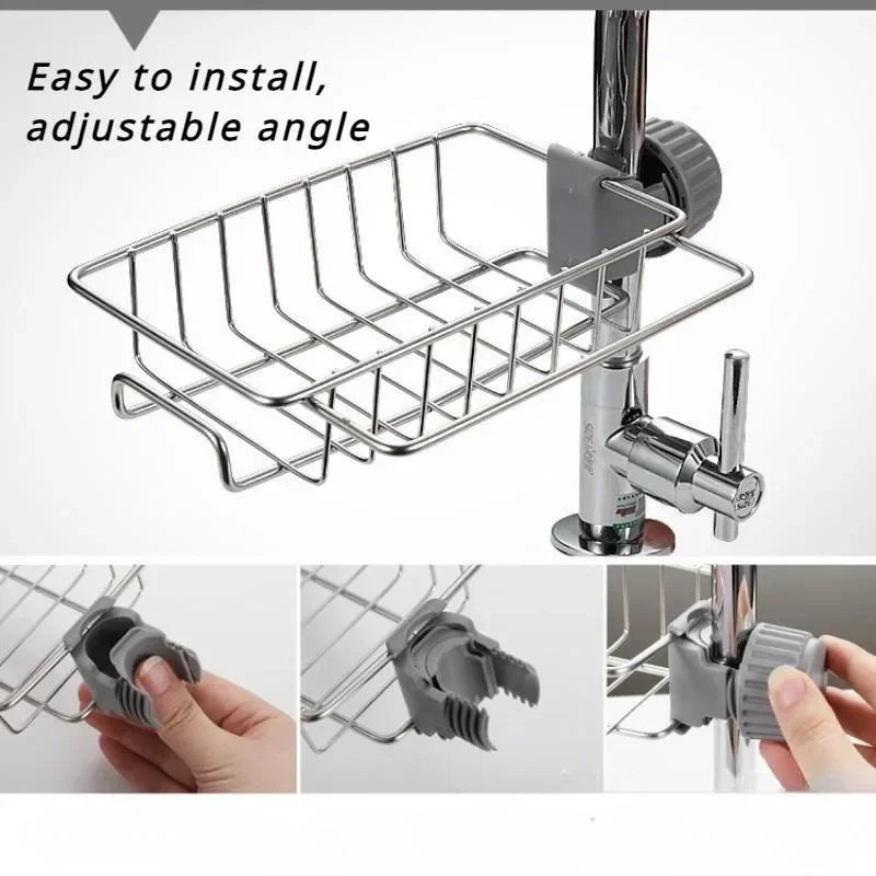 Kitchen Stainless Steel Sink Drain Rack